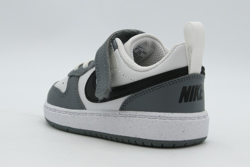 Nike Court Borough Low Recraft Βρεφικά Sneakers Γκρι, Λευκά