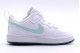 Nike Court Borough Low Recraft Βρεφικά Sneakers Λευκά, Βεραμάν