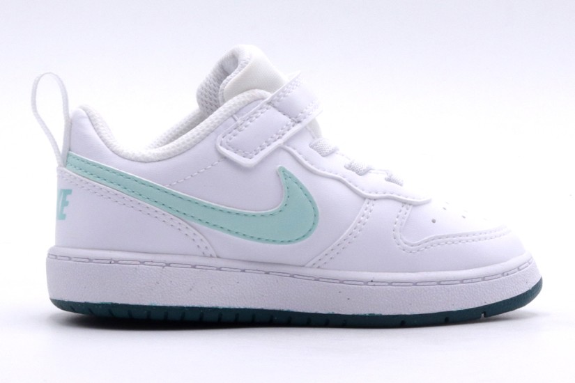 Nike Court Borough Low Recraft Βρεφικά Sneakers Λευκά, Βεραμάν