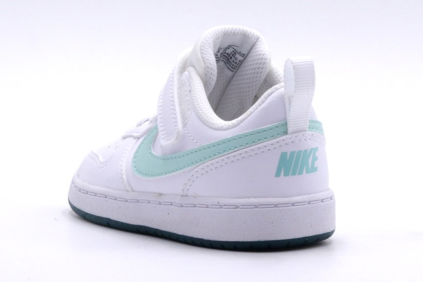 Nike Court Borough Low Recraft Βρεφικά Sneakers Λευκά, Βεραμάν