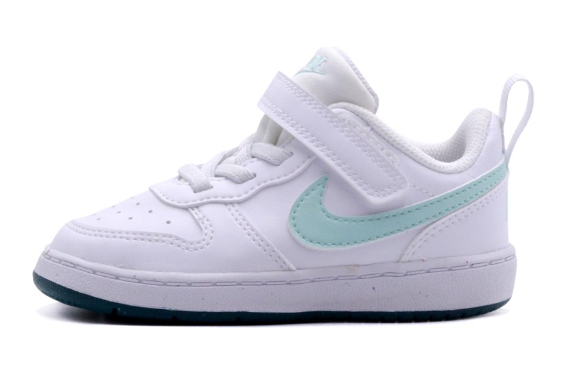 Nike Court Borough Low Recraft Βρεφικά Sneakers Λευκά, Βεραμάν
