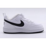 Nike Court Borough Low Recraft Βρεφικά Sneakers Λευκά, Μαύρα