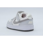 Nike Court Borough Low Recraft Βρεφικά Sneakers Γκρι Ανοιχτό, Λευκά
