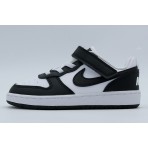 Nike Court Borough Low Recraft Βρεφικά Sneakers Μαύρα, Λευκά