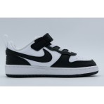 Nike Court Borough Low Recraft Βρεφικά Sneakers Μαύρα, Λευκά