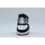 Nike Court Borough Low Recraft Βρεφικά Sneakers Μαύρα, Λευκά