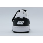 Nike Court Borough Low Recraft Βρεφικά Sneakers Μαύρα, Λευκά