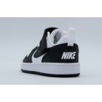 Nike Court Borough Low Recraft Βρεφικά Sneakers Μαύρα, Λευκά