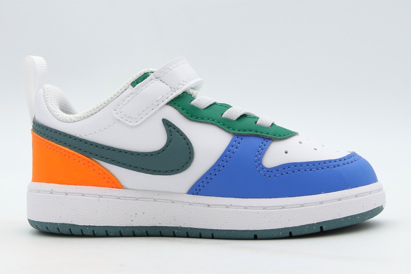 Nike Court Borough Low Recraft Βρεφικά Sneakers Λευκά, Διάφορα Χρώματα