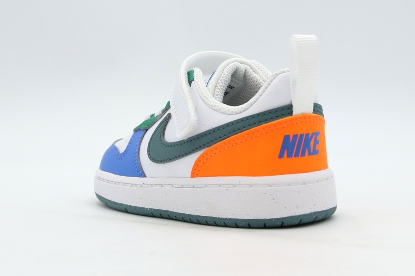 Nike Court Borough Low Recraft Βρεφικά Sneakers Λευκά, Διάφορα Χρώματα