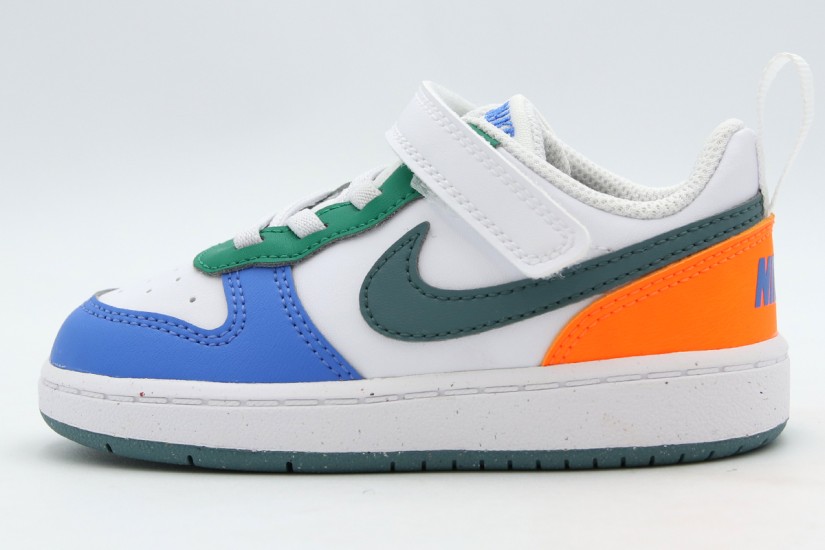 Nike Court Borough Low Recraft Βρεφικά Sneakers Λευκά, Διάφορα Χρώματα