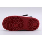 Nike Court Borough Low Recraft Βρεφικά Sneakers Κόκκινα, Μαύρα