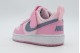 Nike Court Borough Low Recraft Βρεφικά Sneakers Ροζ, Γκρι Σκούρο, Λευκά