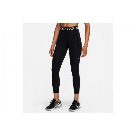 Nike Pro 365 Mid-Rise Γυναικείο Κολάν 7/8 Μαύρο