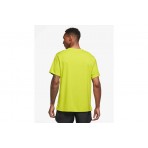 Nike Dri-FIT UV Miler Ανδρικό Κοντομάνικο Αθλητικό T-Shirt Πράσινο
