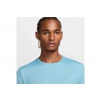Nike Dri-FIT UV Miler Ανδρικό Κοντομάνικο Αθλητικό T-Shirt Άκουα