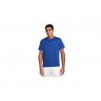 Nike Dri-FIT UV Miler Ανδρικό Κοντομάνικο Αθλητικό T-Shirt Μπλε