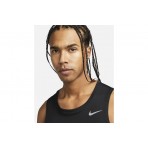 Nike Dri-FIT Miler Run Ανδρική Αμάνικη Μπλούζα Μαύρη