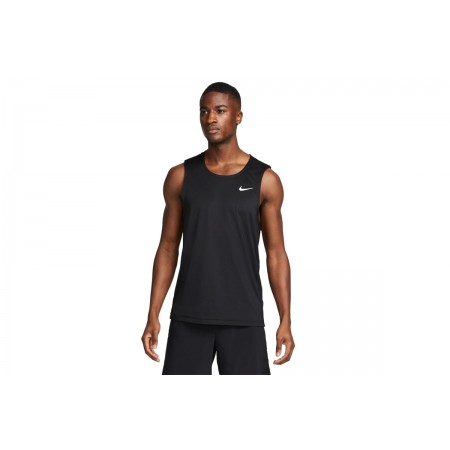 Nike Ready Dri-FIT Ανδρική Αμάνικη Μπλούζα Μαύρη