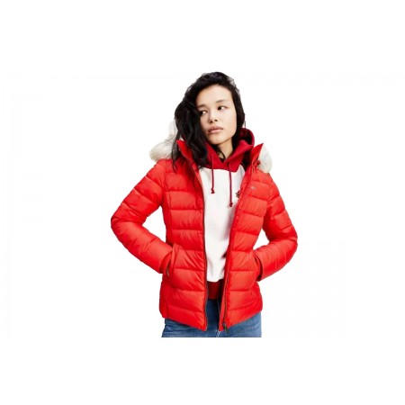 Tommy Jeans Tjw Basic Hooded Down Jacket Μπουφάν Puffer 