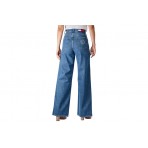 Tommy Jeans Claire High Rise Wide Παντελόνι Τζην Γυναικείο (DW0DW13168 1BK)