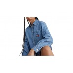 Tommy Jeans Tjw Chambray Badge Boyf Shirt Πουκάμισο Μακρυμάνικο (DW0DW13713 1A5)