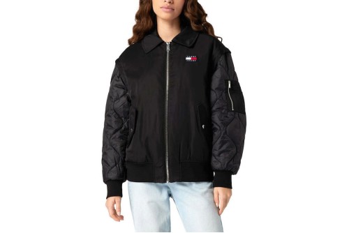 Tommy Jeans Tjw Zip Sleeve Jacket Μπουφάν Bomber (DW0DW13755 BDS)