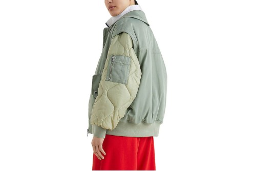 Tommy Jeans Tjw Zip Sleeve Bomber Jacket Γυναικείο (DW0DW13755 LOE)