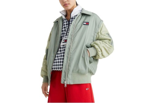 Tommy Jeans Tjw Zip Sleeve Bomber Jacket Γυναικείο (DW0DW13755 LOE)
