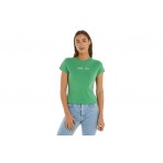 Tommy Jeans Tjw Bby Serif Linear Ss T-Shirt Γυναικείο (DW0DW14364 LY3)