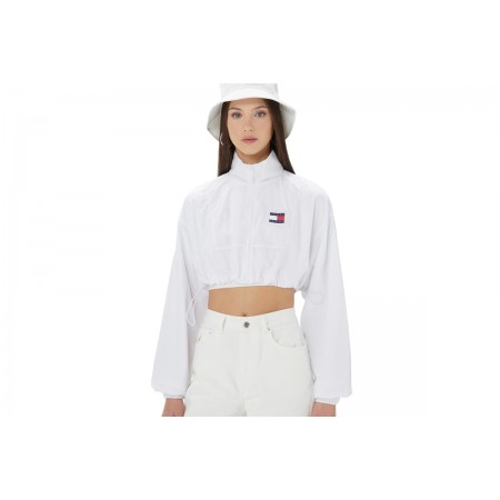 Tommy Jeans Ultra Cropped Γυναικείο Αντιανεμικό Ελαφρύ Μπουφάν