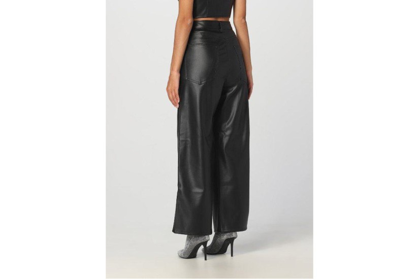 Tommy Jeans Tjw Daisy Lr Baggy Pleather Pant Παντελόνι Casual (DW0DW16385 BDS)