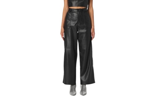 Tommy Jeans Tjw Daisy Lr Baggy Pleather Pant Παντελόνι Casual (DW0DW16385 BDS)