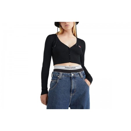 Tommy Jeans Tjw Tie Wrap Top Μακρυμάνικο Γυναικείο 