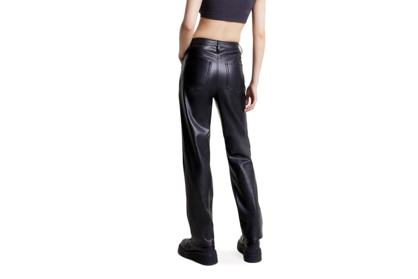 Tommy Jeans Tjw Julie Pleather Pant Παντελόνι Casual Γυναικείο (DW0DW16945 BDS)