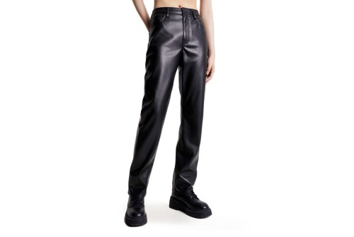 Tommy Jeans Tjw Julie Pleather Pant Παντελόνι Casual Γυναικείο (DW0DW16945 BDS)