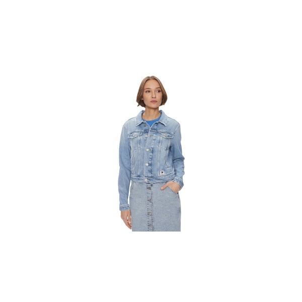 Tommy Jeans Izzie Slm Ah6114 Μπουφάν Τζιν Γυναικείο (DW0DW17214 1AB)