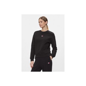 Tommy Jeans Badge Boxy Terry  Μπλούζα Με Λαιμόκοψη Γυναικεία (DW0DW17325 BDS)