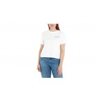 Tommy Jeans Boxy Essential Γυναικείο Κοντομάνικο T-Shirt Λευκό