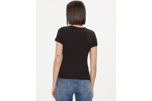 Tommy Jeans Ribbed Slim T-Shirt Γυναικείο (DW0DW17383 BDS)