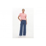 Tommy Jeans Badge Tee Γυναικείο Κοντομάνικο T-Shirt Ροζ