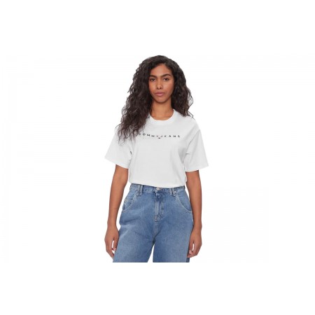 Tommy Jeans Rlx New Linear  T-Shirt Γυναικείο