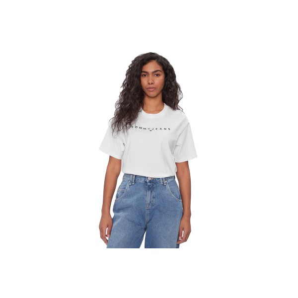 Tommy Jeans Rlx New Linear  T-Shirt Γυναικείο (DW0DW17836 YBR)