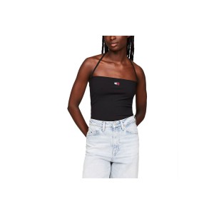 Tommy Jeans Slim Rib Badge Strap Top Γυναικείο (DW0DW17895 BDS)