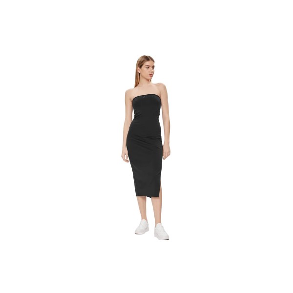 Tommy Jeans Bodycon Tube Dress Φόρεμα Midi Γυναικείο (DW0DW17925 BDS)