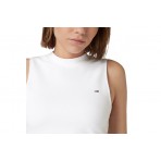 Tommy Jeans Mock Neck Tank Crop Top Γυναικεία Αμάνικη Μπλούζα