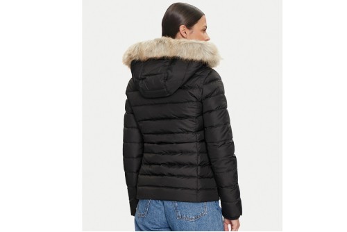 Tommy Jeans Shiny Water Repellent Down Μπουφάν Puffer Γυναικείο (DW0DW18312 BDS)
