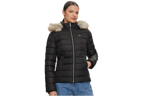 Tommy Jeans Shiny Water Repellent Down Μπουφάν Puffer Γυναικείο (DW0DW18312 BDS)