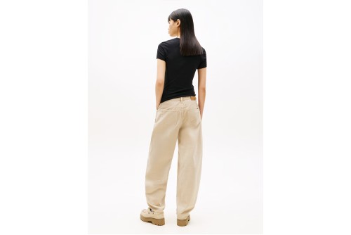 Tommy Jeans Slim Linear T-Shirt Γυναικείο (DW0DW18398 0GK)