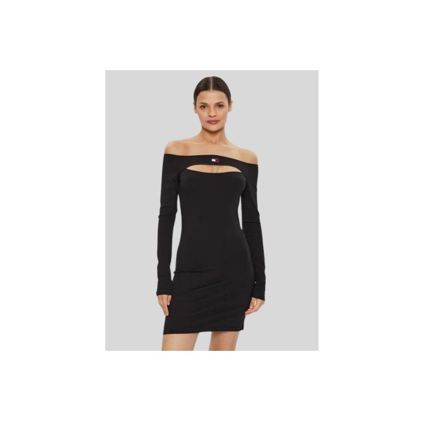 Tommy Jeans Tjw Badge Cut Out Bodycon Dress Φόρεμα Mini (DW0DW18461 BDS)